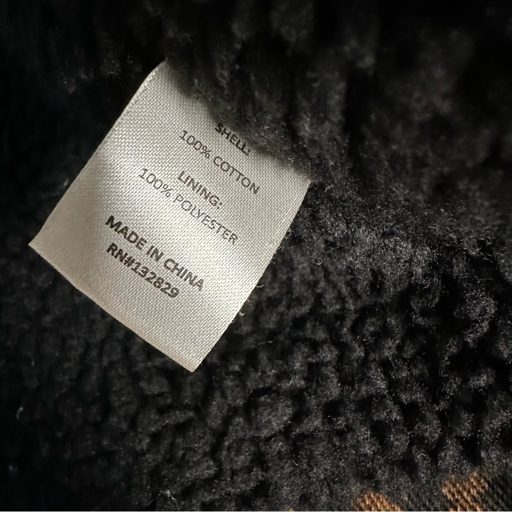 Superdown | Leopard Print Sherpa Jean Jacket Size… - image 8